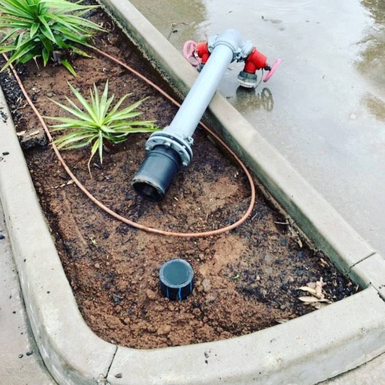 example of fire main replacement