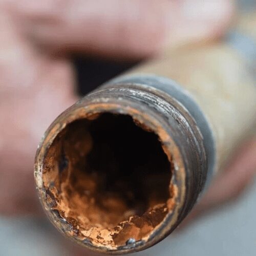 example of pipe corrosion